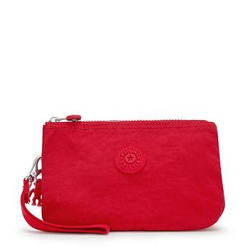 Kipling Creativity Extra Large Divat Wristlet Táska Piros | HU 2063GS